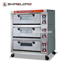 Guangzhou Commercial Stainless Steel 1-Layer 2-Tray Deck Oven With Steam